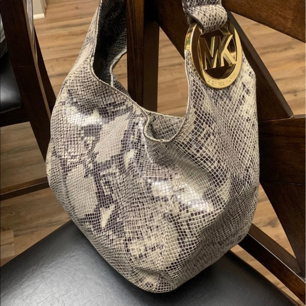 Michael Kors Python Leather Hobo Bag - image 2